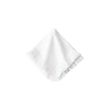 White Ruffle Dinner Napkin