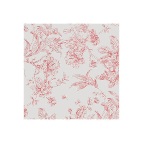 Rectangular Pink French Toile Table Linen