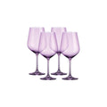 Sheer Lavender Wine Glasses
