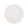 White Ruffle Salad/Dessert Plate