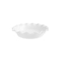 White Ruffle Serving Bowl